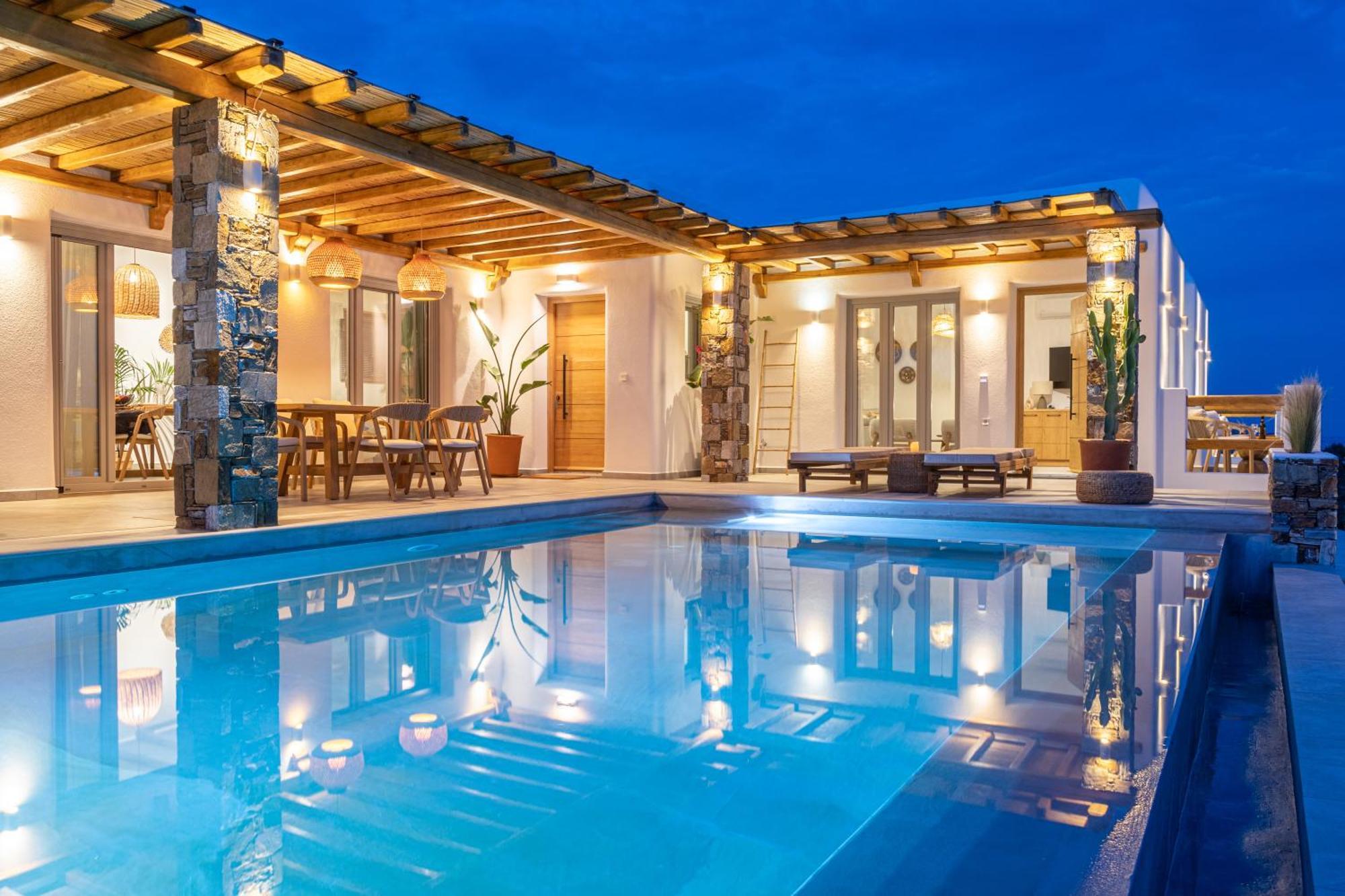 Villa Lefko Mégas Yialós-Nítes Exterior foto